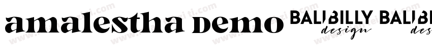 Amalestha Demo字体转换